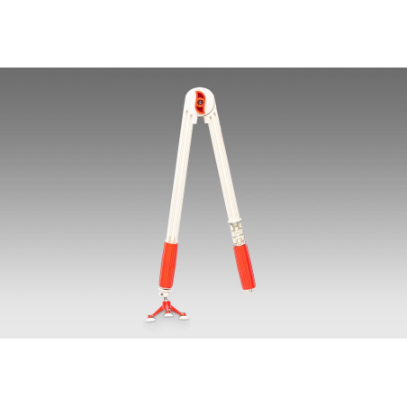 WISSNER® AKTIV lernen - Compas pour Tableau avec 3 Pieds rotatifs en Plastique Blanc - RE-Plastic®