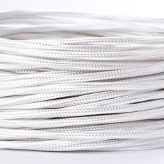 Câble d’alimentation textile - gaine extérieure en plastique - 10 m - 3 fils - 3 x 0,75 mm² - Avec conducteur de terre - Accesso