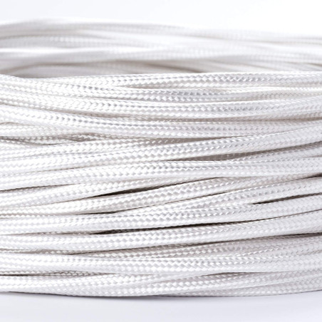 Câble d’alimentation textile - gaine extérieure en plastique - 10 m - 3 fils - 3 x 0,75 mm² - Avec conducteur de terre - Accesso