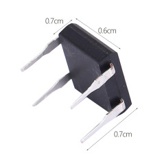 Pont Redresseur de Diode 4 Broches 1A 1000V Industriel pour Appareils Électroménagers
