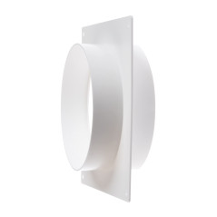 125mm Bride Murale - Raccord de Tuyau pour Conduits de Ventilation - Connecteur Tube Rond