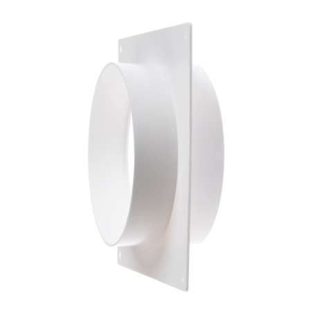 125mm Bride Murale - Raccord de Tuyau pour Conduits de Ventilation - Connecteur Tube Rond