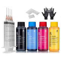 4X 250 ML Encre de Sublimation Compatible pour Epson, Brother, Roland, Mimaki, Mutoh, CMYK