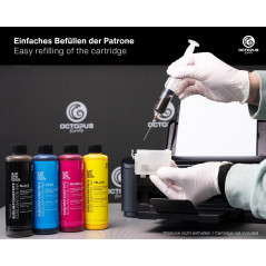 4X 250 ML Encre de Sublimation Compatible pour Epson, Brother, Roland, Mimaki, Mutoh, CMYK