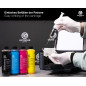 4X 250 ML Encre de Sublimation Compatible pour Epson, Brother, Roland, Mimaki, Mutoh, CMYK 4X 250 ML Encre de Sublimation Compatible pour Epson, Brother, Roland, Mimaki, Mutoh, CMYK