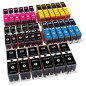 30 XL Pack économique de 30 cartouches d'encre compatibles avec Canon Pixma MG 5100 5150 5200 5250 5300 5350 6150 6250 8150 8250