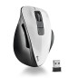 NGS Bow White - Souris sans Fil RF 2,4Ghz, Souris Optique Wireless 800/1200/1600dpi pour Ordinateur, Scroll + 5 Boutons, Ergonom