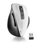 NGS Bow White - Souris sans Fil RF 2,4Ghz, Souris Optique Wireless 800/1200/1600dpi pour Ordinateur, Scroll + 5 Boutons, Ergonom