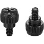 Poppstar 25x Vis moletées pour boîtiers de PC #6-32 x 6mm Poppstar 25x Vis moletées pour boîtiers de PC #6-32 x 6mm
