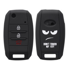 kwmobile Coque clé de Voiture Compatible avec Kia Keyless Go 3-4-Bouton Accessoire clé Voiture - Protection étui Souple en Silic