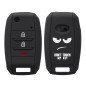 kwmobile Coque clé de Voiture Compatible avec Kia Keyless Go 3-4-Bouton Accessoire clé Voiture - Protection étui Souple en Silic kwmobile Coque clé de Voiture Compatible avec Kia Keyless Go 3-4-Bouton Accessoire clé Voiture - Protection étui Souple en Silic