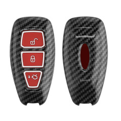 kwmobile Accessoire clé de Voiture Compatible avec Ford Keyless Go 3-Bouton - Coque de Protection étui Souple en Plastique avec