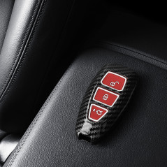 kwmobile Accessoire clé de Voiture Compatible avec Ford Keyless Go 3-Bouton - Coque de Protection étui Souple en Plastique avec