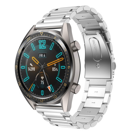 Bracelet Supore Compatible avec Huawei Watch GT, Bracelet en Acier Inoxydable de 22mm
