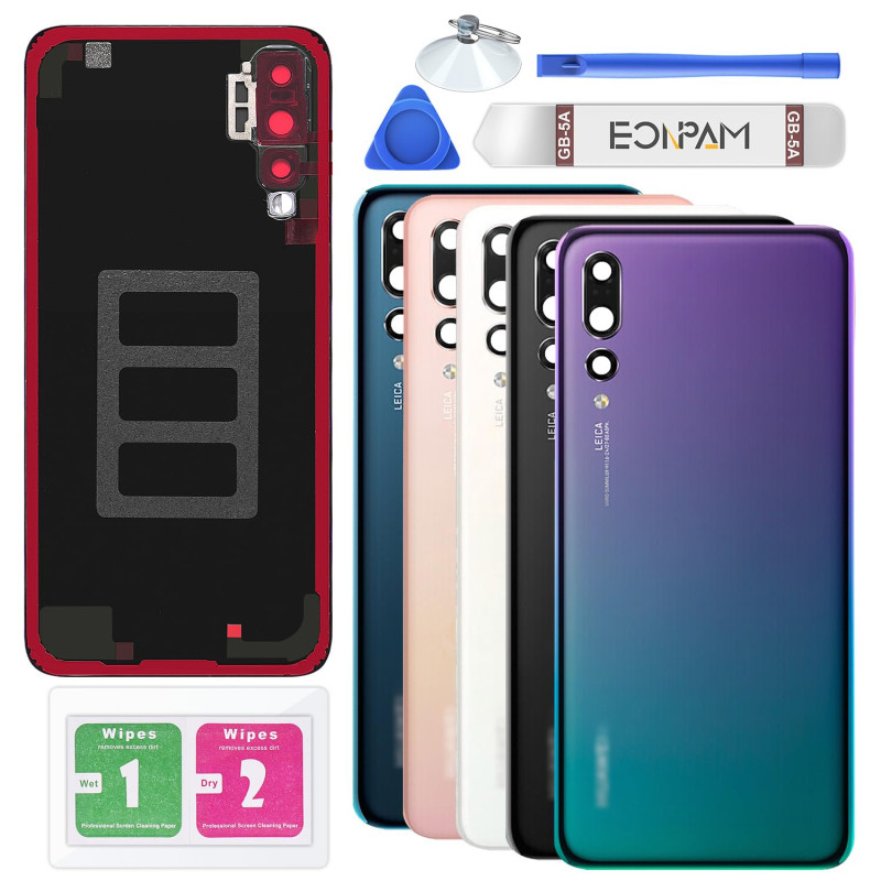 Eonpam Vitre Arrière pour Huawei P20 Pro Origine Couvercle Batterie Remplacement avec Lentille de Caméra + Kit Réparation (Auror Eonpam Vitre Arrière pour Huawei P20 Pro Origine Couvercle Batterie Remplacement avec Lentille de Caméra + Kit Réparation (Auror