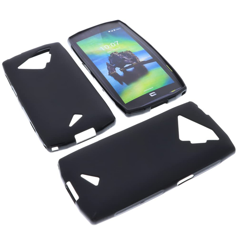 foto-kontor Coque Compatible avec CrossCall Action X5 Housse pour Smartphone Étui en Caoutchouc TPU Noir foto-kontor Coque Compatible avec CrossCall Action X5 Housse pour Smartphone Étui en Caoutchouc TPU Noir