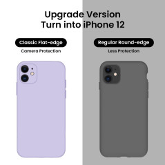 Cordking Designed for iPhone 11 Case, Silicone [Straight Edges] & [Camera Protecion] Upgraded Phone Case with Soft Anti-Scratch 