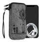 kwmobile Housse de Protection pour Smartphone Compatible avec XL - 6,7/6,8" - Sacoche de Protection Téléphone Portable en Feutre kwmobile Housse de Protection pour Smartphone Compatible avec XL - 6,7/6,8" - Sacoche de Protection Téléphone Portable en Feutre