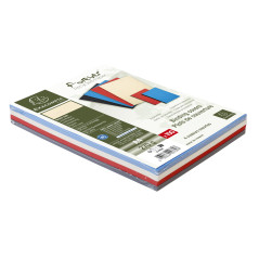 EXACOMPTA Pack de 100 couvertures Forever A4 270 g Couleurs Assorties