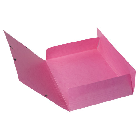 Exacompta - Réf. 55824E - Carton de 25 chemises à élastiques Iderama - pochettes 3 rabats Maxi Capacity - en carte lustrée pelli