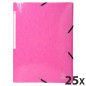 Exacompta - Réf. 55824E - Carton de 25 chemises à élastiques Iderama - pochettes 3 rabats Maxi Capacity - en carte lustrée pelli Exacompta - Réf. 55824E - Carton de 25 chemises à élastiques Iderama - pochettes 3 rabats Maxi Capacity - en carte lustrée pelli