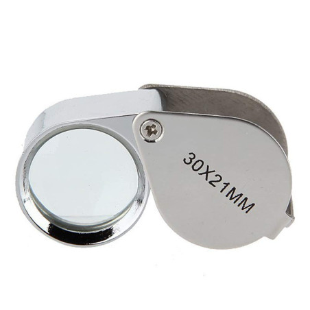 Baanuse Loupe Bijoutiers 30x21mm Verre Pliable