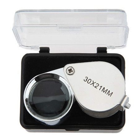 Baanuse Loupe Bijoutiers 30x21mm Verre Pliable