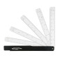 GRAPHOPLEX Regle 15 cm Réduction en Éventail - 10 Échelles de Conversion - Réglets Souples et Graduations Précises - Materiel Me GRAPHOPLEX Regle 15 cm Réduction en Éventail - 10 Échelles de Conversion - Réglets Souples et Graduations Précises - Materiel Me