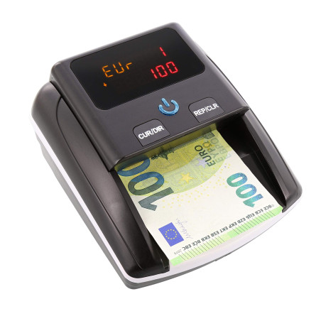 Monepass D5X - Détecteur Automatique de Faux Billets Euro avec 5 systèmes de détection et une Fiabilité de 100% (test officiel B