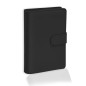 Carnet de notes A5 en cuir synthétique - Classeur à feuilles mobiles - Avec boucle magnétique - Noir Carnet de notes A5 en cuir synthétique - Classeur à feuilles mobiles - Avec boucle magnétique - Noir