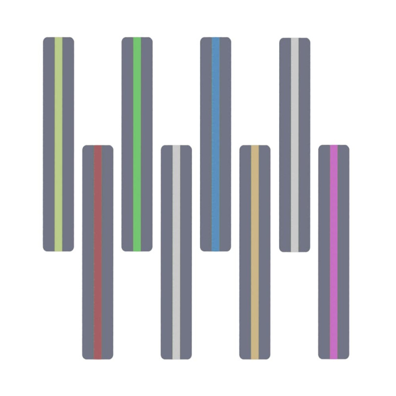 Bande de Lecture Guidée, 8 Pcs Regle de Lecture, Règle de Lecture de Surbrillance Colorée, pour L'enseignement et L'aide à la Le Bande de Lecture Guidée, 8 Pcs Regle de Lecture, Règle de Lecture de Surbrillance Colorée, pour L'enseignement et L'aide à la Le