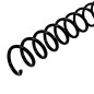 RAYSON Bobines de Reliure Spirale, Capacité de Reliure de 50 Feuilles, 9,5 mm, Pas 3:1, A4, Noir, Paquet de 100 RAYSON Bobines de Reliure Spirale, Capacité de Reliure de 50 Feuilles, 9,5 mm, Pas 3:1, A4, Noir, Paquet de 100