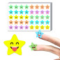 1000 Pièces, Gommettes Smile Étoiles Autocollantes Enseignants - 20 mm 1000 Pièces, Gommettes Smile Étoiles Autocollantes Enseignants - 20 mm