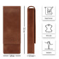 Brown Bear Étui en cuir pour 3 stylos, 013 marron vintage avec fermeture magnétique, Lederetui für 3 Schreibgeräte, Étui pour 3 Brown Bear Étui en cuir pour 3 stylos, 013 marron vintage avec fermeture magnétique, Lederetui für 3 Schreibgeräte, Étui pour 3