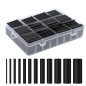VMUTGA 900 Pièces Gaines Thermorétractables, 12 Tailles Tube Thermorétractable Noir Ratio 2:1 Manchon Thermoretractable Kit de T VMUTGA 900 Pièces Gaines Thermorétractables, 12 Tailles Tube Thermorétractable Noir Ratio 2:1 Manchon Thermoretractable Kit de T