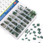Glarks Lot de 700 condensateurs à film polyester 0,22 NF- 470 NF Glarks Lot de 700 condensateurs à film polyester 0,22 NF- 470 NF