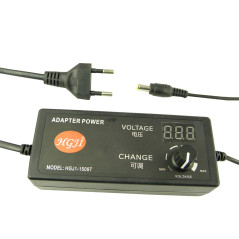 CHANCS Alimentation à découpage Sortie DC 3-24V 2.5A Entrée AC 220V Adaptateur Secteur Multi-Fonctions à Tension réglable