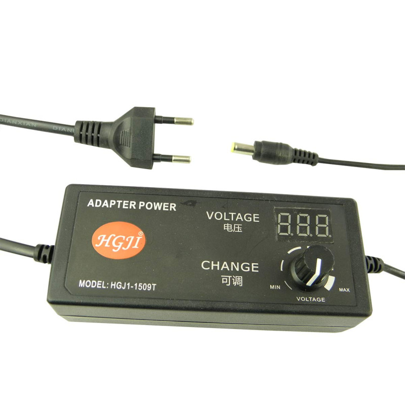 CHANCS Alimentation à découpage Sortie DC 3-24V 2.5A Entrée AC 220V Adaptateur Secteur Multi-Fonctions à Tension réglable CHANCS Alimentation à découpage Sortie DC 3-24V 2.5A Entrée AC 220V Adaptateur Secteur Multi-Fonctions à Tension réglable