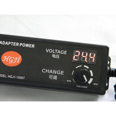 CHANCS Alimentation à découpage Sortie DC 3-24V 2.5A Entrée AC 220V Adaptateur Secteur Multi-Fonctions à Tension réglable