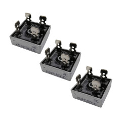 HUABAN 3PCS KBPC5010 Diode de redresseur de pont en silicium 50A 1000V KBPC Onde pleine monophasée 50 Amp 1000 Volt