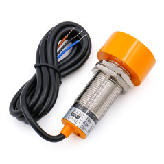 Heschen Détecteur de proximité inductif, SC-3020C, Détecteur 20mm, 6-36VDC 300mA, PNP Normalement Ouvert(NO), 3 fils