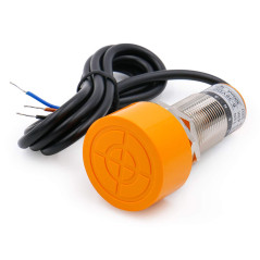 Heschen Détecteur de proximité inductif, SC-3020C, Détecteur 20mm, 6-36VDC 300mA, PNP Normalement Ouvert(NO), 3 fils