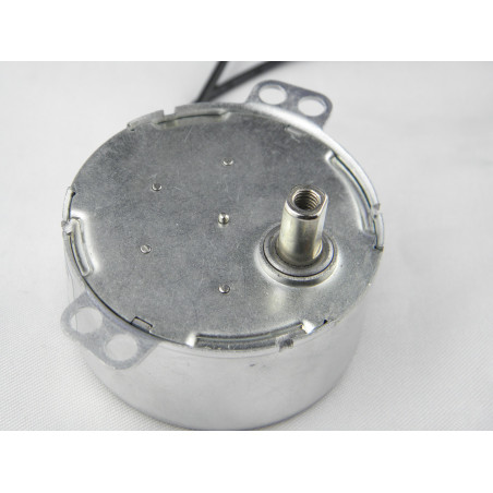 TYD-50 AC 12V(Courant alternatif) Vitesse moteur synchrone 10-12RPM le sens horaire arbre plat 4W Puissance