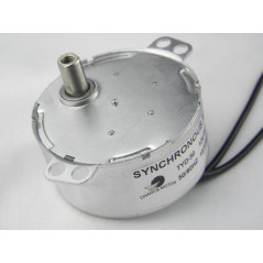 TYD-50 AC 12V(Courant alternatif) Vitesse moteur synchrone 10-12RPM le sens horaire arbre plat 4W Puissance