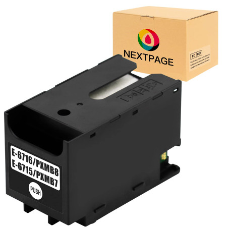 NEXTPAGE T6715 Boitier De Maintenance T6715 Boîtier De Maintenance T6716 C13t671500 C13t671600 Compatible avec Epson Workforce P