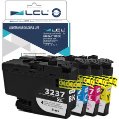 LCL Compatible Cartouche d'encre LC-3237 LC3237 XL LC3237XL LC3237BK LC-3237BK LC-3237C LC-3237M LC-3237Y (1Noir 1Cyan 1 Magenta