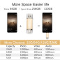 LEIZHAN Clé USB Type C 256 Go,Flash Drive USB 3.0 OTG pour Huawei Samsung Smartphone Android de Type C-Or