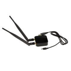 KALEA-INFORMATIQUE Module USB WiFi Ralink RT3572L Dual Band 2.4GHz et 5GHz, Débit 600 MBps, IEEE802.11 a/b/g/n. Compatible PC Ma