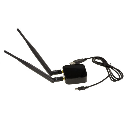KALEA-INFORMATIQUE Module USB WiFi Ralink RT3572L Dual Band 2.4GHz et 5GHz, Débit 600 MBps, IEEE802.11 a/b/g/n. Compatible PC Ma