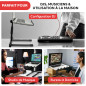 Pyle Support Ordinateur Portable -Table Debout avec Angle Réglable- Support PC Portable – Laptop Stand-Hauteur Pliable et Platea Pyle Support Ordinateur Portable -Table Debout avec Angle Réglable- Support PC Portable – Laptop Stand-Hauteur Pliable et Platea